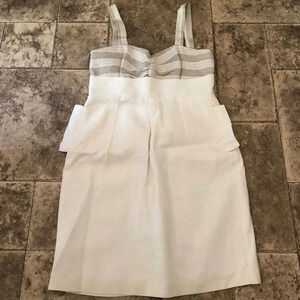 Women's VINTAGE Cooper by Courtney Warren Linen Summer Dress - Sz. 4